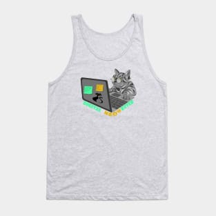 Digital Meowketer Tank Top